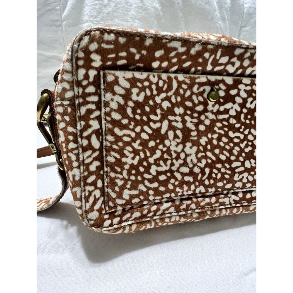 Madewell  The Transport Camera Bag Animal Spot Calf Hair Edition EUC - Picture 4 of 12